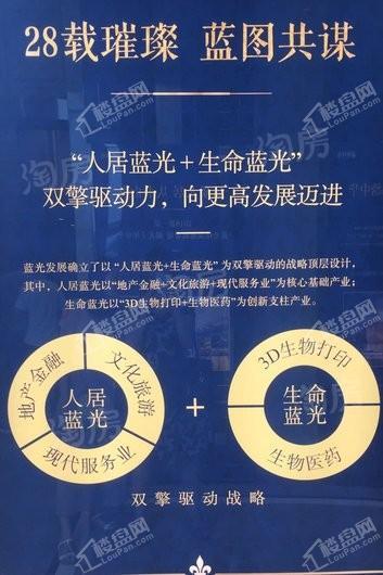 蓝光雍锦锦湖商铺实景图