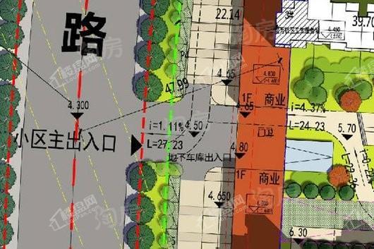 蓝光雍锦锦湖商铺效果图
