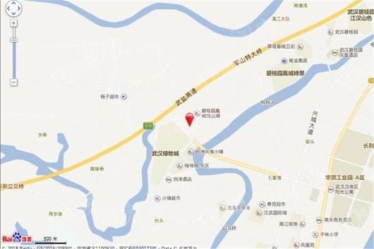 华发中城峰景湾位置图