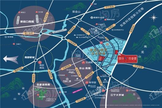 朗诗玲珑郡位置图