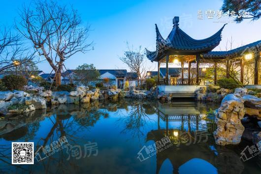 蓝城·云梦桃源小镇实景图