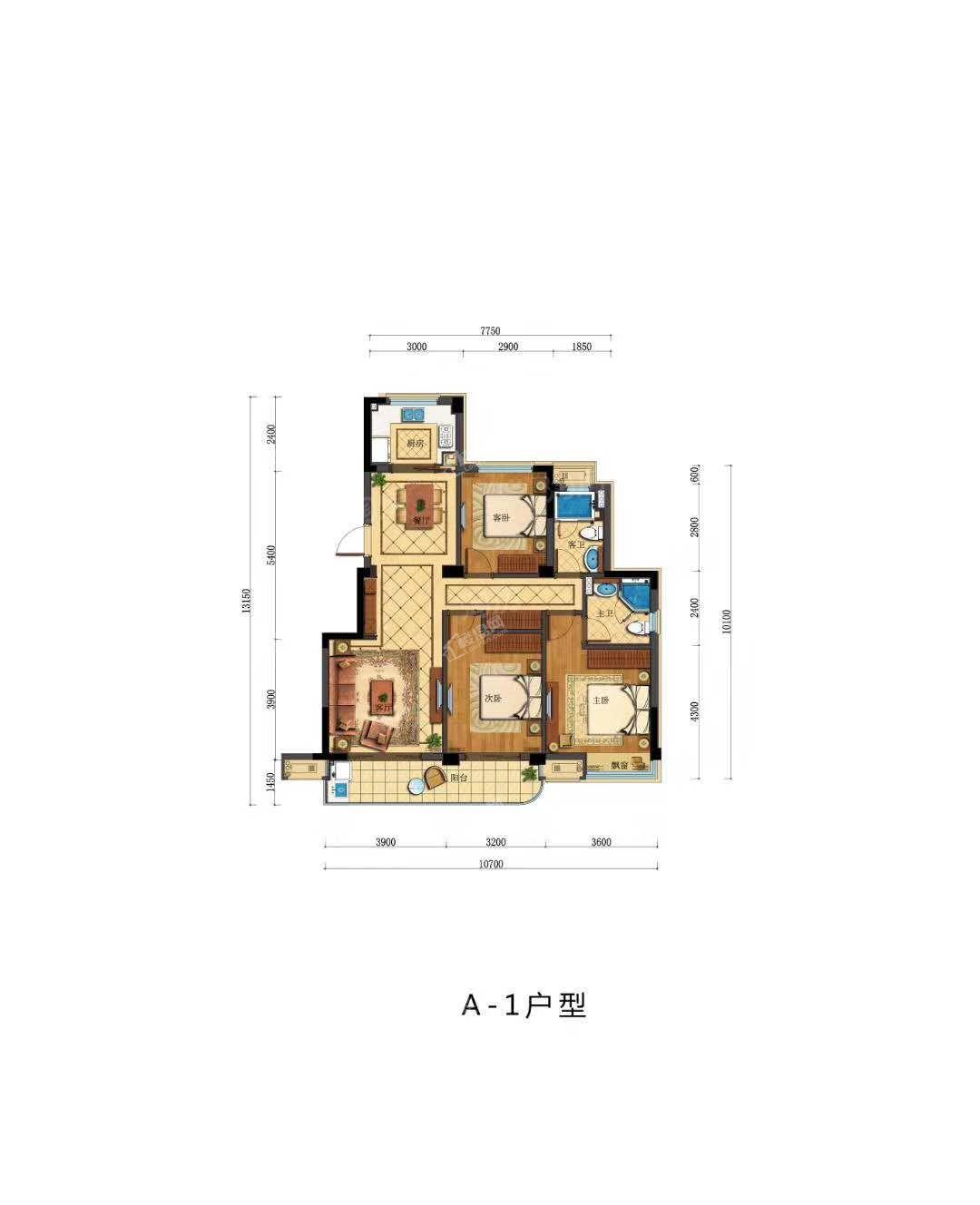滨江铂金海岸3室2厅2卫