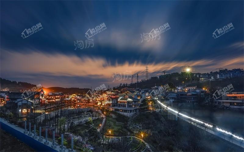 双龙镇·云和春天实景图
