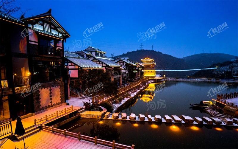 双龙镇·云和春天实景图