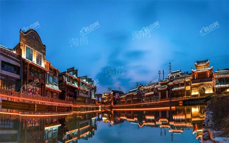 双龙镇·云和春天实景图