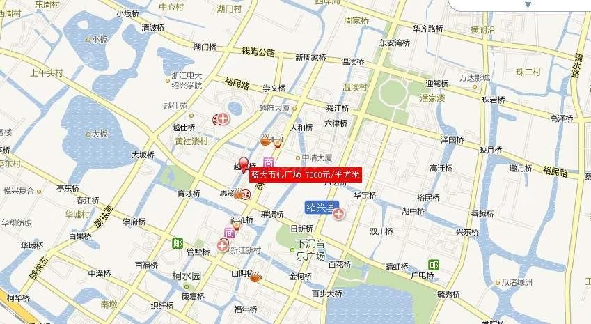 蓝天兴都商务大厦位置图