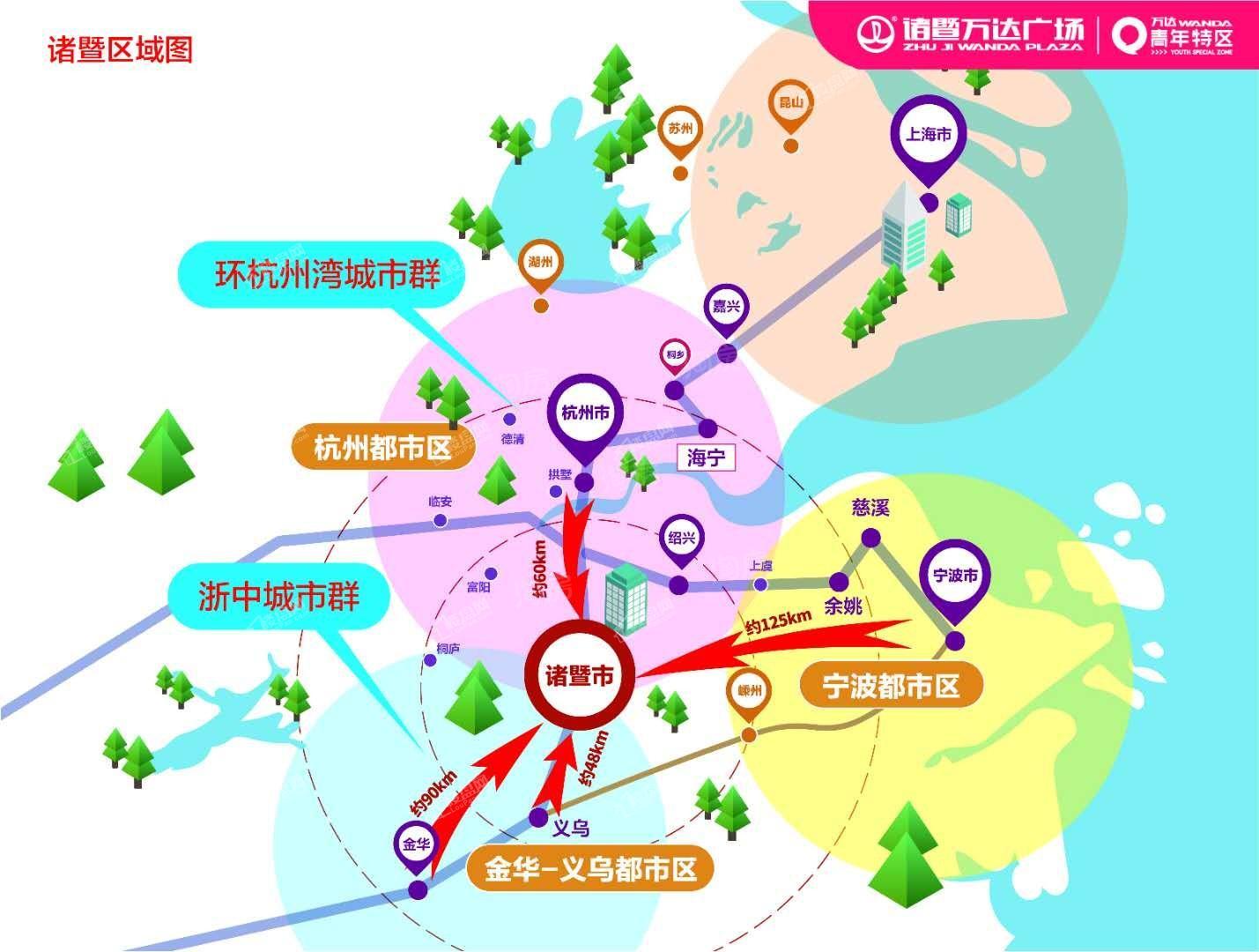 诸暨万达广场位置图