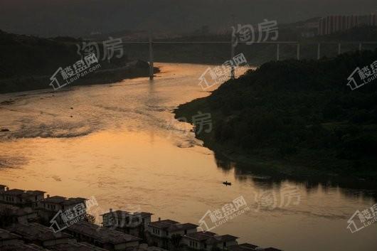 华侨城嘉陵江天实景图