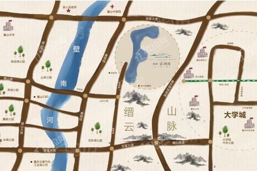 新鸥鹏·凤凰城位置图