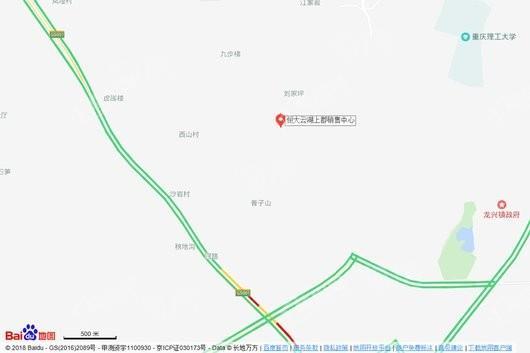 恒大云湖上郡位置图