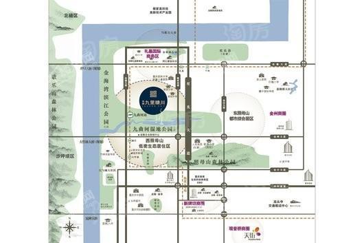 龙湖·九里晴川·揽境位置图