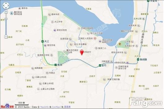 鲁能南渝星城秀街位置图