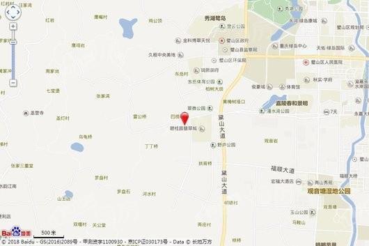 中建湖山印象位置图