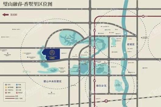 融睿香墅里位置图