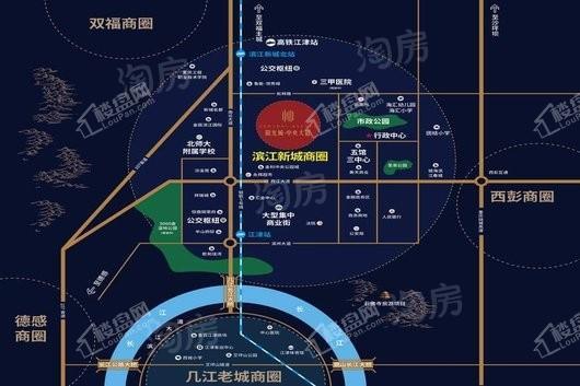 阳光城中央大道位置图