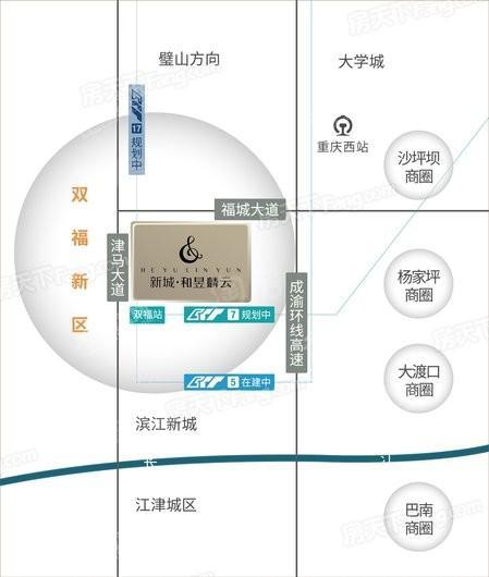新城和昱麟云位置图