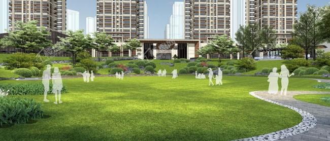 中铁阅山湖 云著实景图