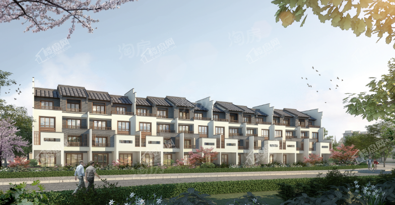 富力西柏水镇效果图