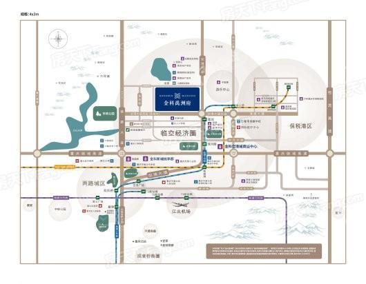 金科禹洲朗廷雅筑位置图