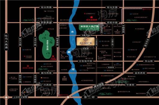 海大城市广场位置图