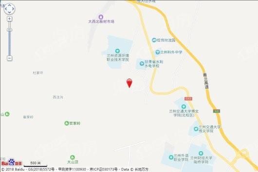 兰州融创城位置图