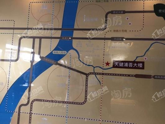 天健滨江天地实景图