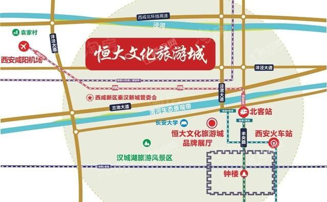恒大文化旅游城位置图