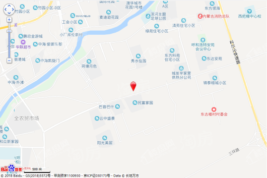 中实·玺樾府位置图
