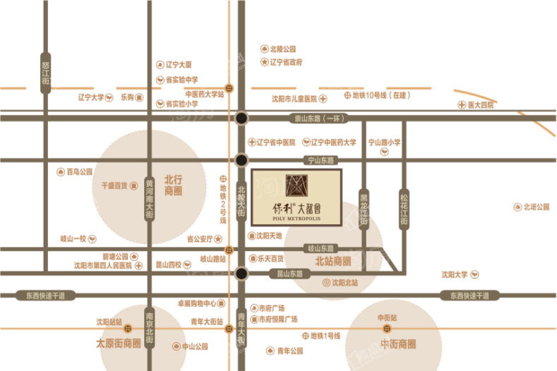 保利大都会位置图