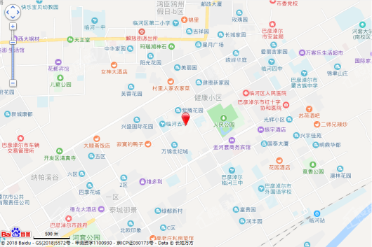 临河金川新天地位置图