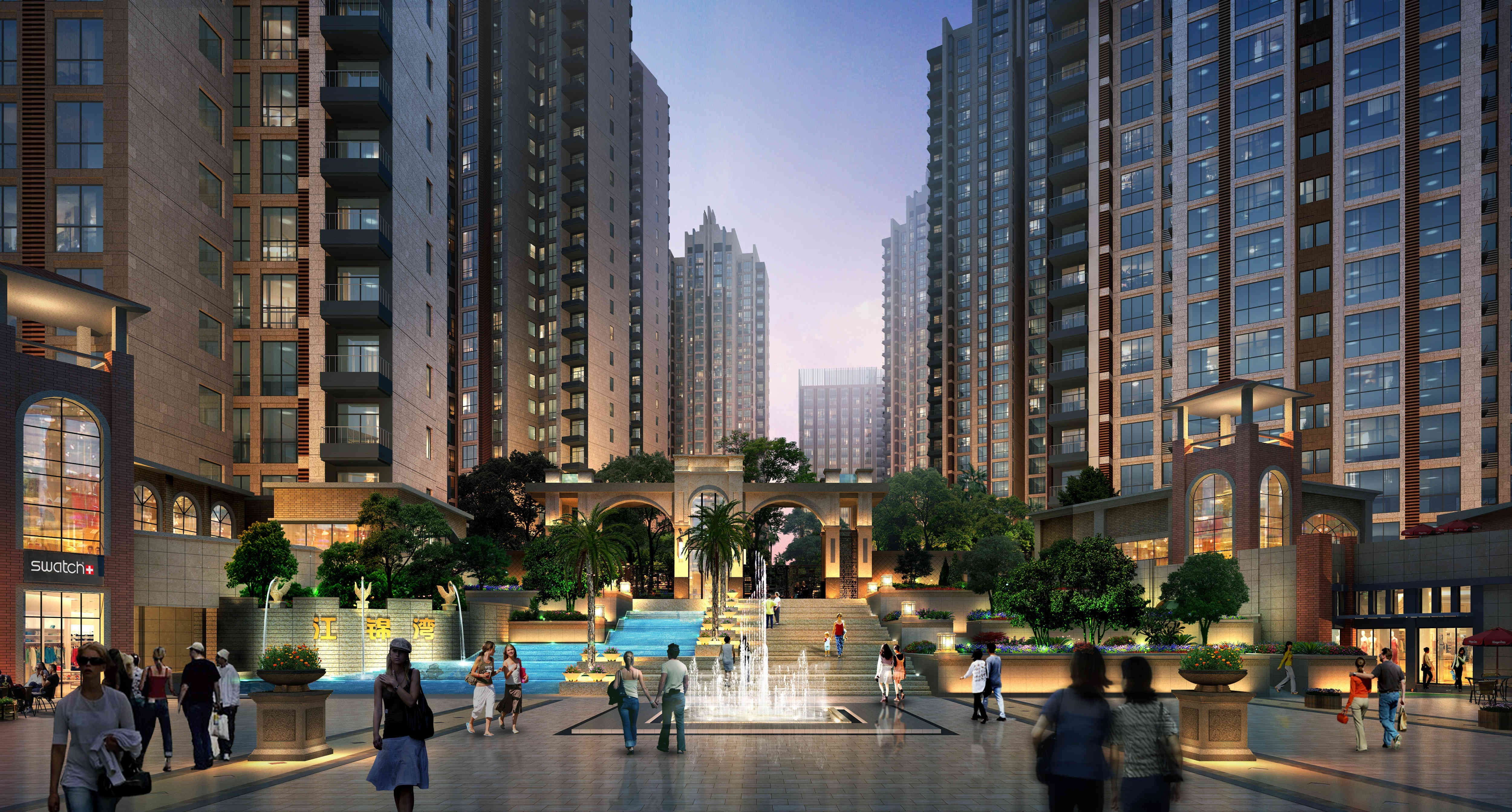 中交锦立方效果图