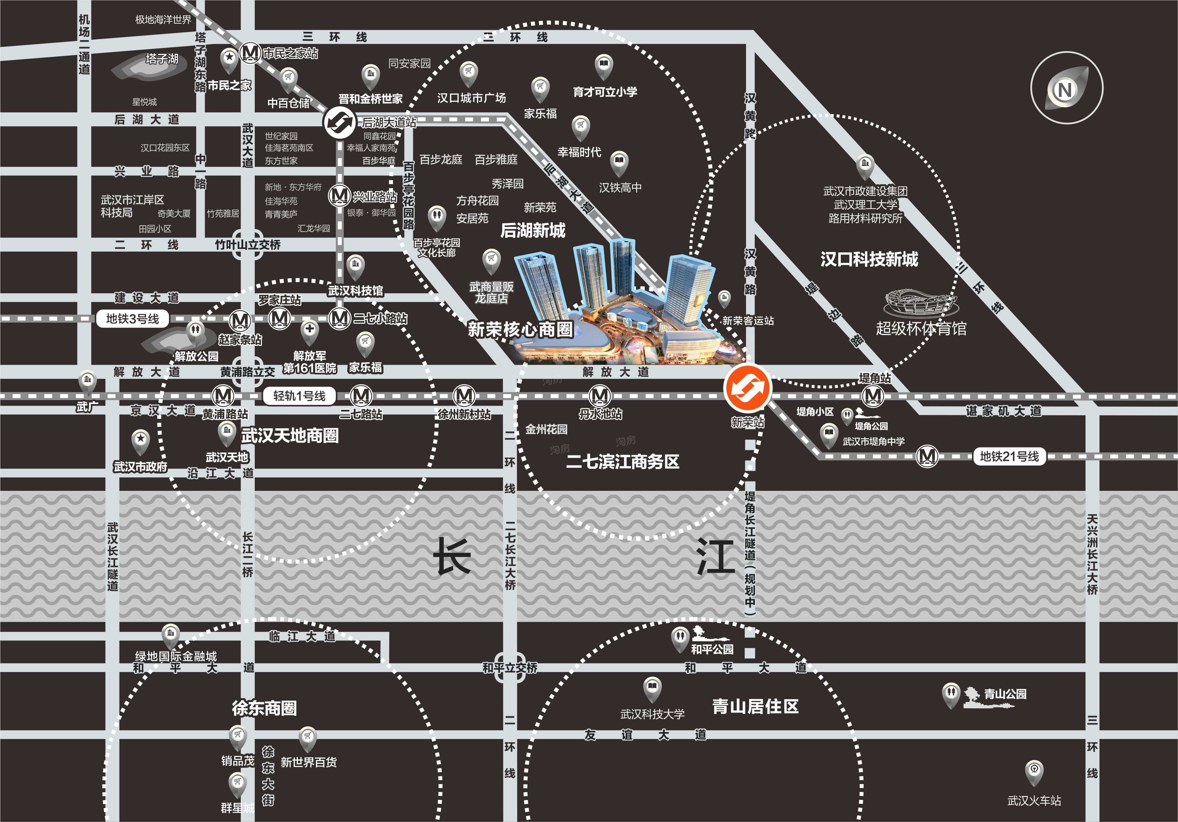 汉口派位置图