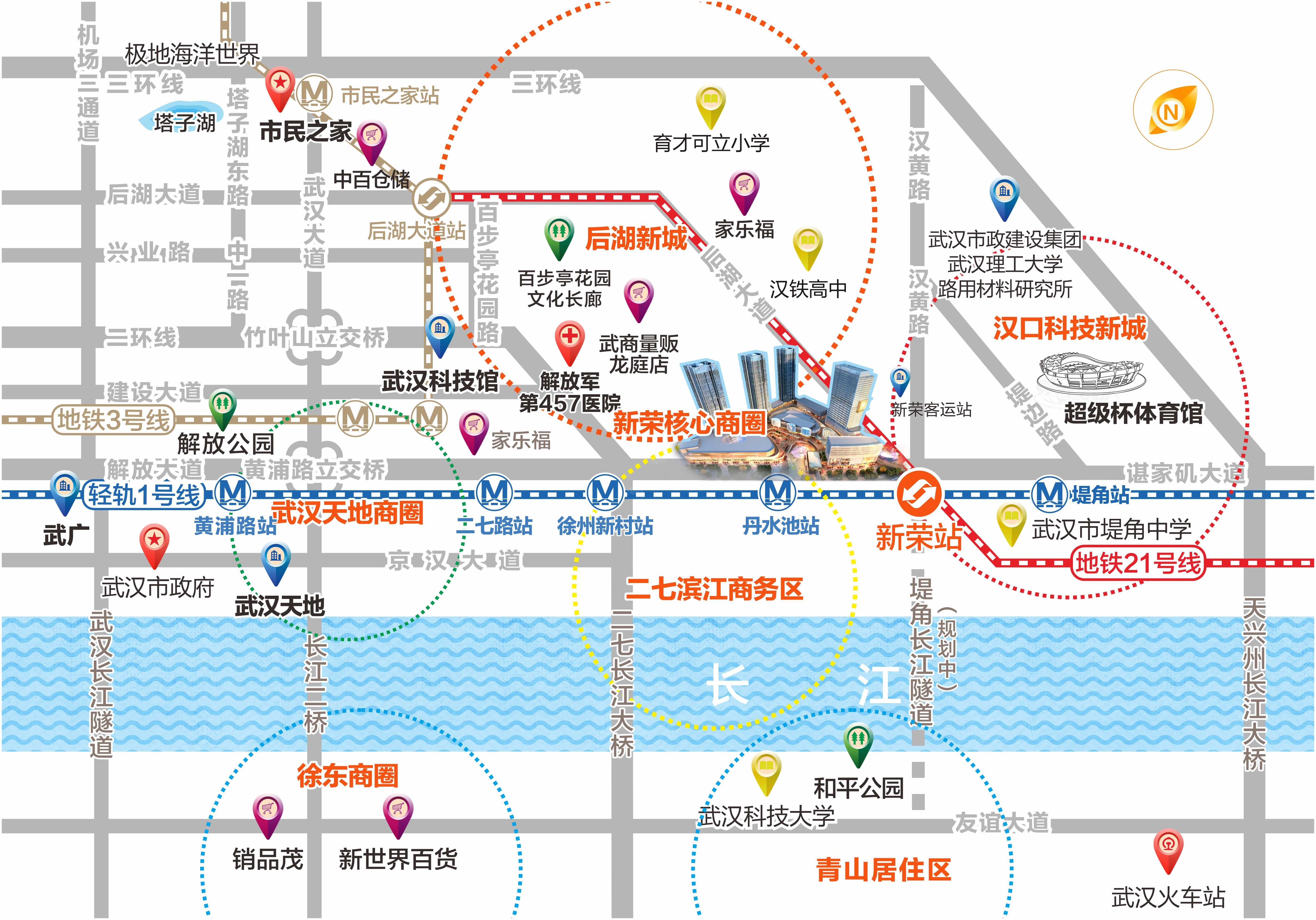 汉口派位置图