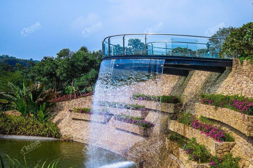 金地香山湖实景图