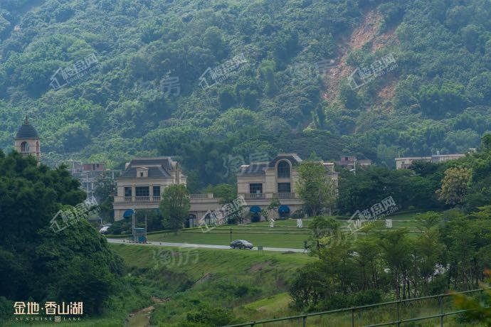 金地香山湖实景图