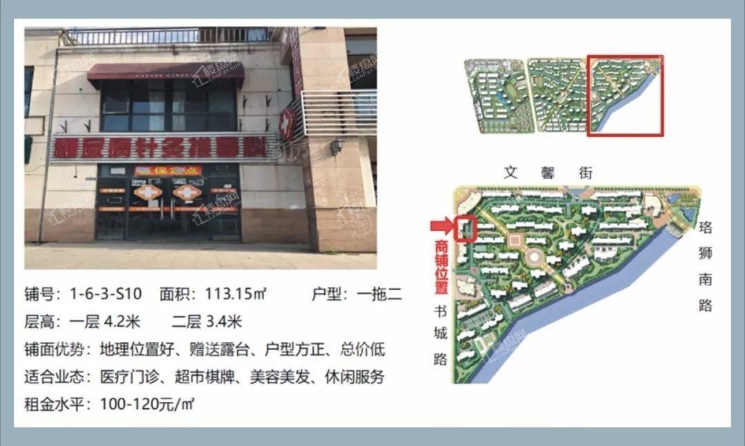大华南湖公园世家商铺效果图