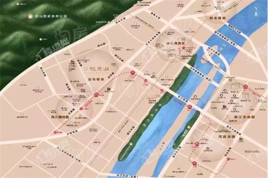 银城颐居悦见山位置图