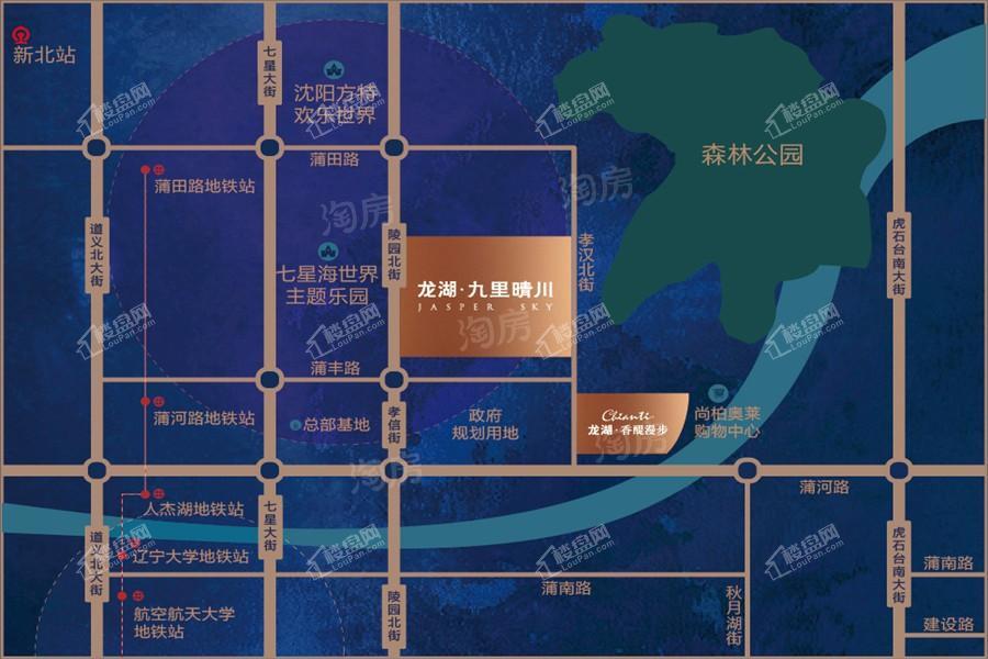 龙湖九里晴川位置图