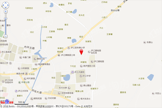 合景泰富·庐江壹号位置图
