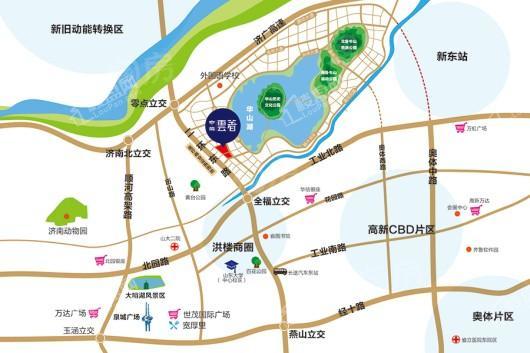 中海·云著位置图