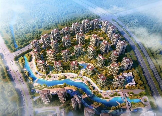 中国铁建贵安山语城效果图