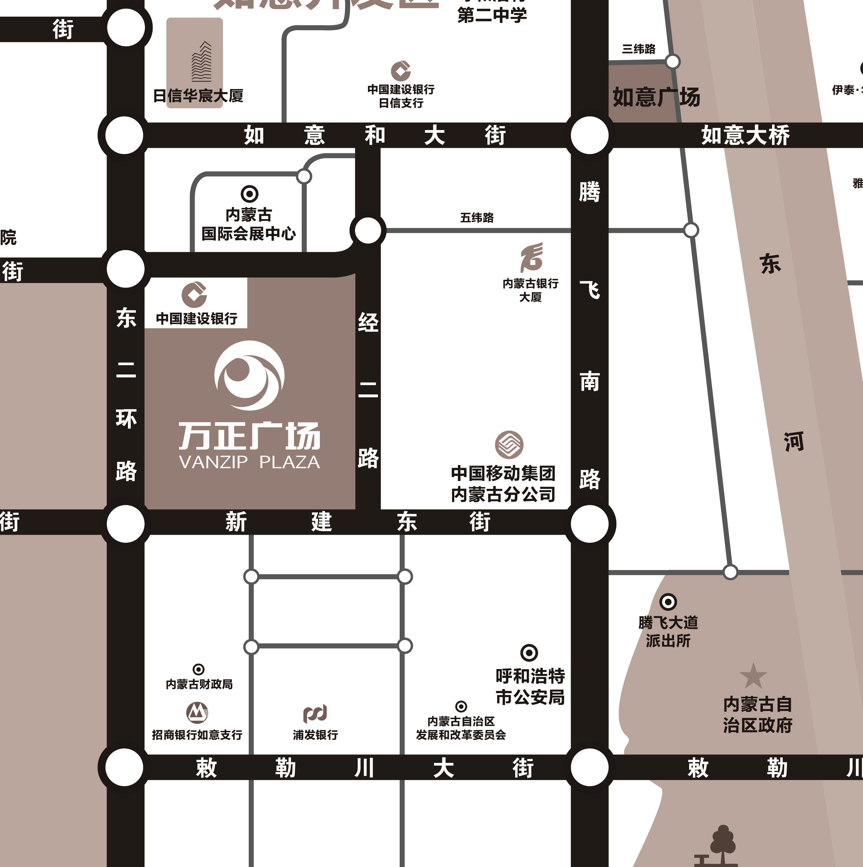 万正学苑公寓位置图