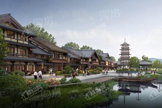 世茂莲花山小镇效果图