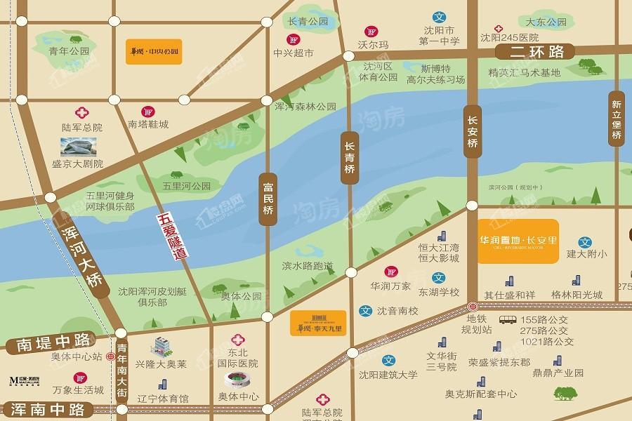 华润置地长安里位置图