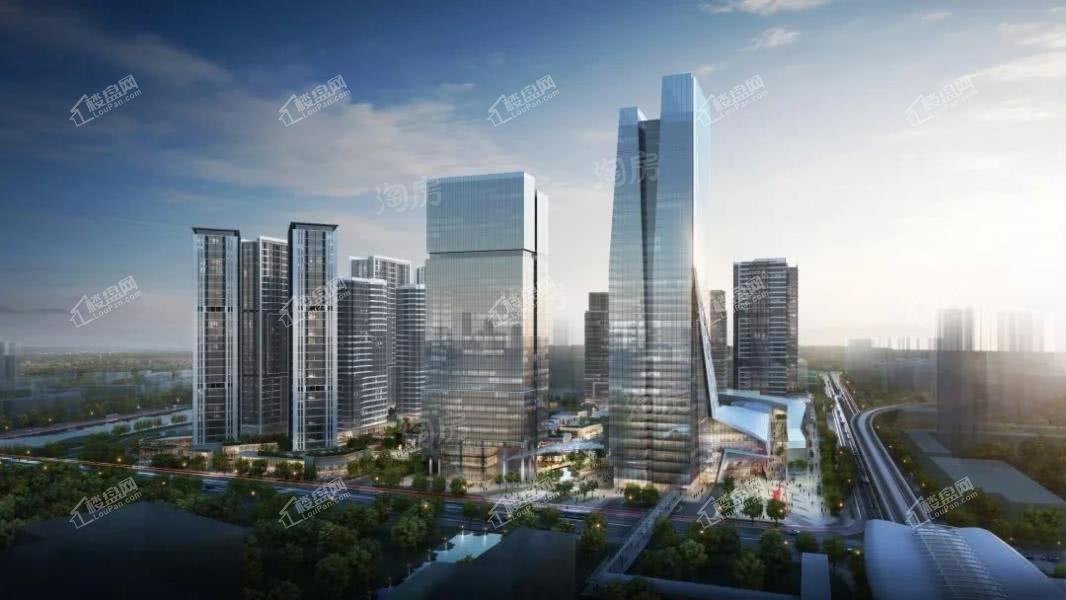越秀国际总部广场效果图