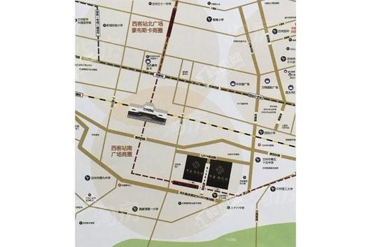 中海·铂悦府位置图
