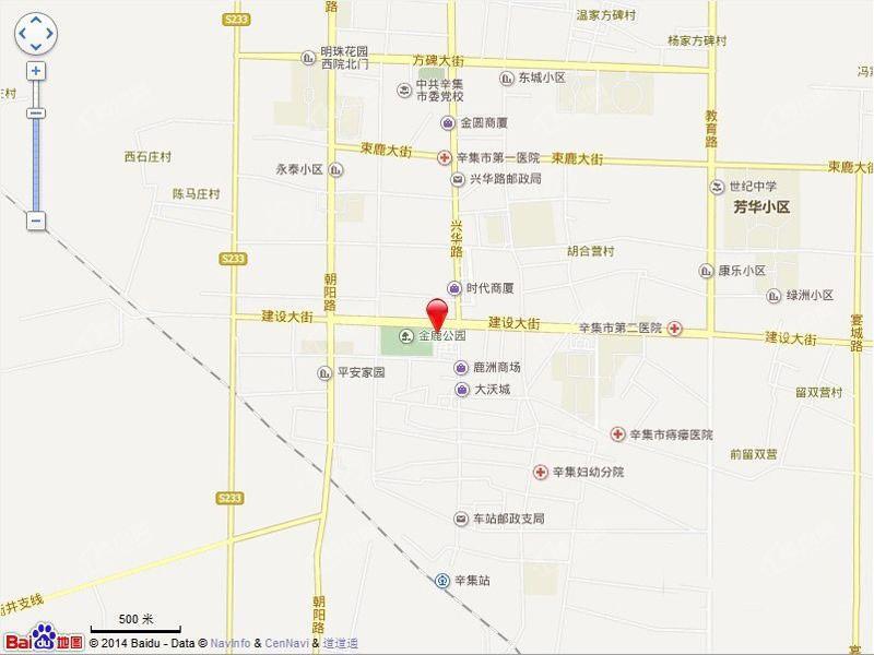 朝阳华府位置图