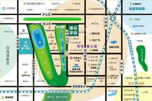 兰庭绿谷学府位置图