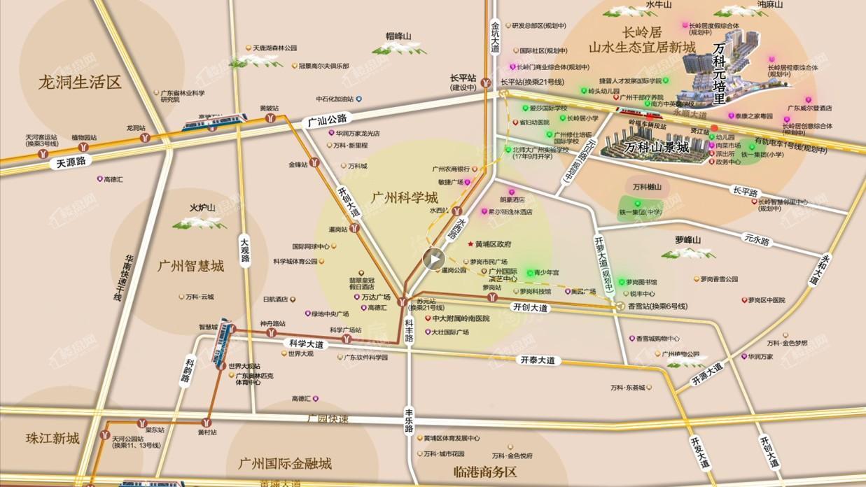 万科山景城樾山位置图