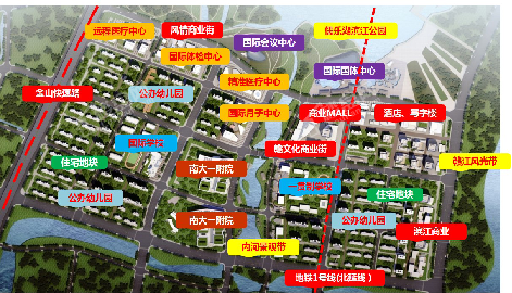 绿地儒乐星镇配套图